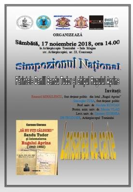 Simpozionul național „Părintele Daniil Sandu Tudor și chipul Rugului Aprins”, la Palatul Arhiepiscopal din Constanța 