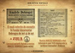 #citeșteDobrogea „Azima morții”. Lucrări din Biblioteca Virtuală ZIUA de Constanța