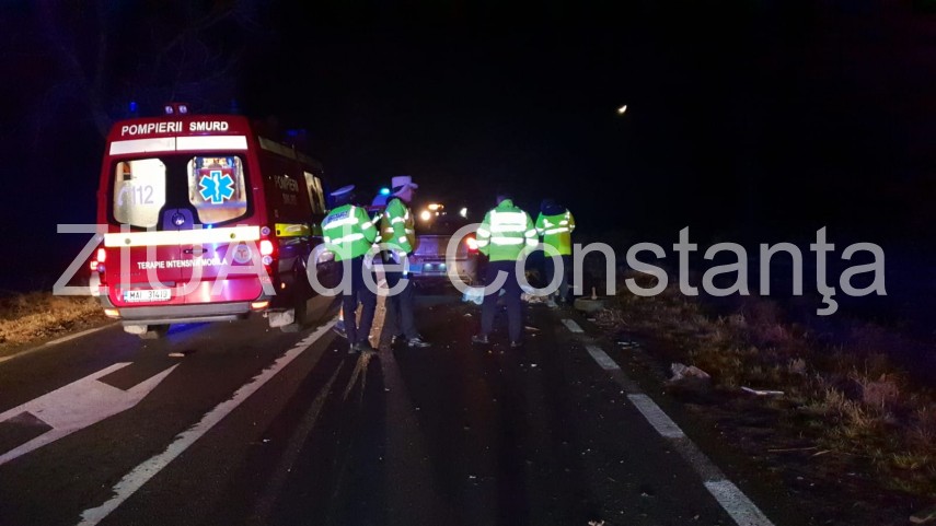 accident rutier intre ciocarlia si cobadin patru victime dintre care una inconstienta implicate un autoturism