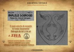#citeşteDobrogea Constanţa în „Analele Dobrogei“. Lucrări din Biblioteca Virtuală ZIUA de Constanţa