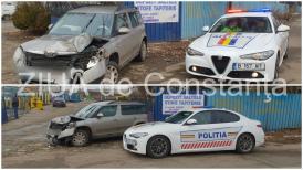 Accident rutier în zona Interioară 3-Constanţa. Ambulanţa chemată în ajutor (galerie foto+video)      