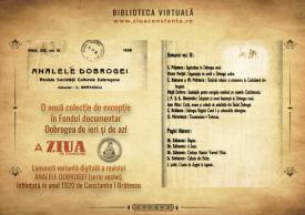 #citeșteDobrogea „Cetăți, muzee și colecții de antichități din sudul Dobrogei“. Lucrări din Biblioteca Virtuală ZIUA de Constanța