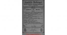 Analele Dobrogei, anul 3, nr. 2, 1922