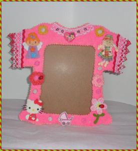 Handmade by Carmen Petrişor Rame decorate pentru o fetita dragalasa