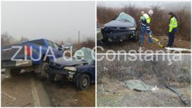 LIVE Imagini de la eveniment Accident rutier grav la intrare în Stupina, judeţul Constanţa. Un militar de la forţele speciale, mort (galerie foto+video)                      