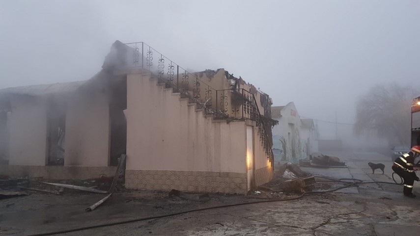 incendiu in judetul constanta arde un motel cu restaurant 683337