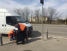 Se montează noi coșuri de gunoi în municipiul Constanța