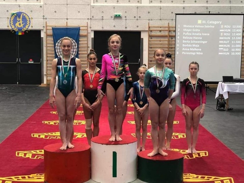 la prima participare internationala sabrina maneca voinea a cucerit trei medalii de aur la memorialul
