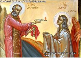 Duminica a 5-a din Post (a Sfintei Cuvioase Maria Egipteanca)   