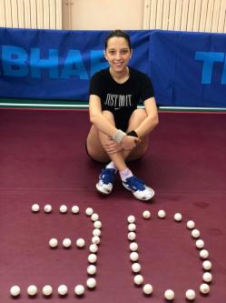 Ziua de naştere a marii campioane Eliza Samara. Vârsta, din mingi de tenis de masă!