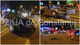 LIVE VIDEO Imagini de la eveniment Accident rutier grav în fața Spitalului de Boli Infecțioase Constanța. Două mașini s-au făcut praf. Persoane încarcerate (galerie foto+video)           