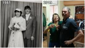 Atletism. Profesori-antrenori la CSS1 Constanţa Soţii Coculeana şi Ioan Oltean au sărbătorit 38 de ani de căsnicie (galerie foto)