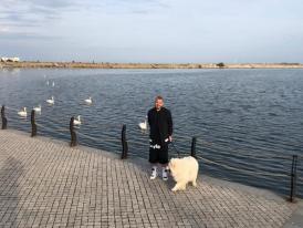 Denis Alibec, fotbalistul Astrei Giurgiu, plimbare în Portul Turistic Mangalia (galerie foto)