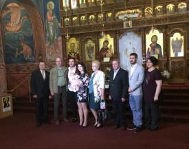 Constanţa. Fetiţa fotbalistului Iulian Răvoiu a fost botezată  „Să fie sănătoasă şi să vă aducă numai soare în casă!“ (galerie foto) 