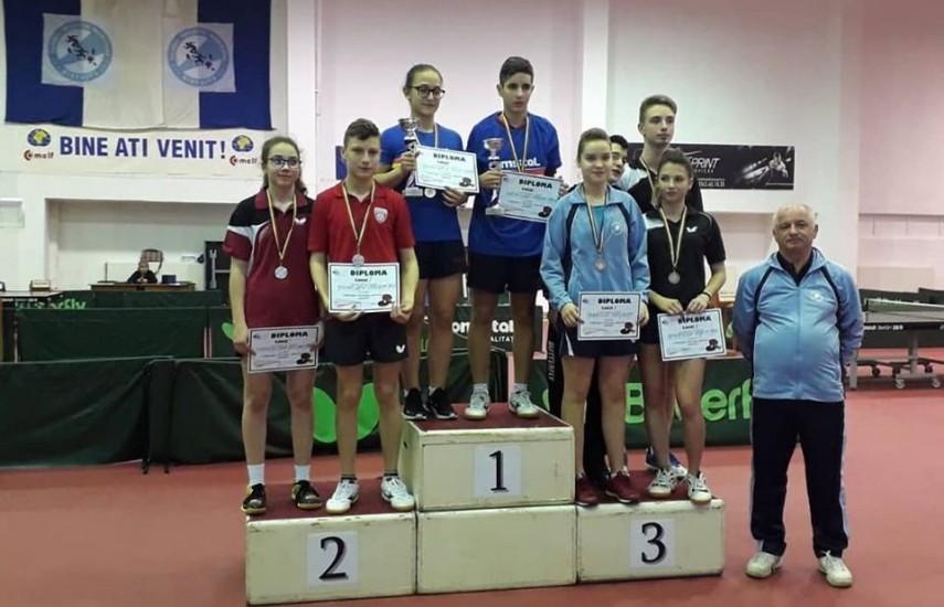 Tenis De Masă Medalii La Naţionalele De Juniori 1 Pentru Sportive