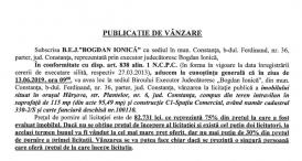 Imobil din Hârșova scos la licitație publică 