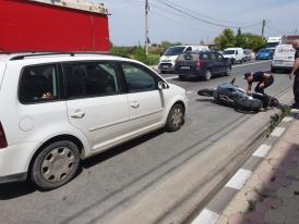 Judeţul Constanţa Motociclist, implicat într-un accident rutier în Tuzla 