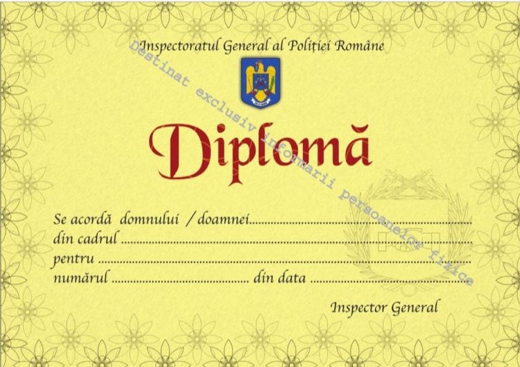 distinctii onorifice noi pentru politisti ordinul este semnat de ministrul afacerilor interne despre