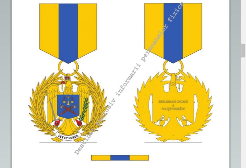 distinctii onorifice noi pentru politisti ordinul este semnat de ministrul afacerilor interne despre