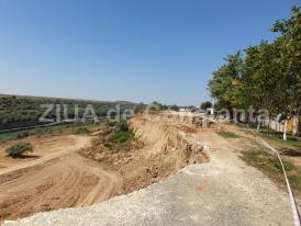 Au început lucrările pentru refacerea terenului afectat de la Cumpăna. Cum se gestionează situaţia taluzului prăbuşit (galerie foto + video) 