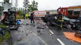UPDATE Accident rutier pe Dn1 Vlădeni- Brașov cu cinci victime. Persoană decedată (galerie foto+video)       