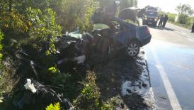 Accident rutier în Bihor, soldat cu o persoană decedată (galerie foto)