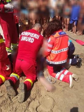 Persoană înecată la Mangalia  (Galerie foto)