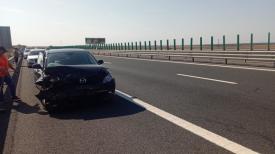 Accident rutier pe Autostrada A2. Atenție șoferi!