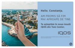 Un nou IQOS Lounge își așteaptă prietenii în Tom Center, din 2 septembrie