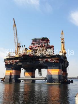 Platformă-gigant Scarabeo 9 a revenit în Portul Constanţa (galerie foto+video)