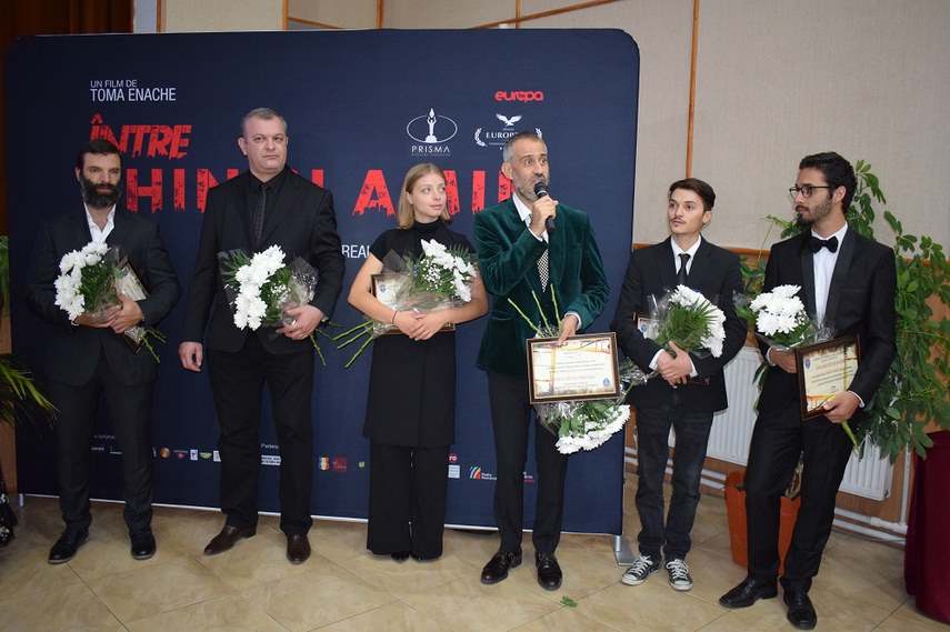 eveniment cultural de exceptie filmul intre chin si amin in regia lui toma enache proiectat la cumpana