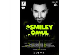 In cadrul celui mai mare turneu national sustinut de un artist roman, @Smiley_Omul, in 15 orase din tara Smiley va sustine un concert cat o viata de OM