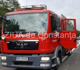 Constanţa Incendiu, pe strada Pescarilor  