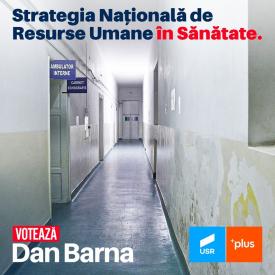 Dan Barna - „Una dintre priorităţile mele va fi aprobarea şi implementarea Strategiei Naţionale de Resurse Umane în Sănătate“