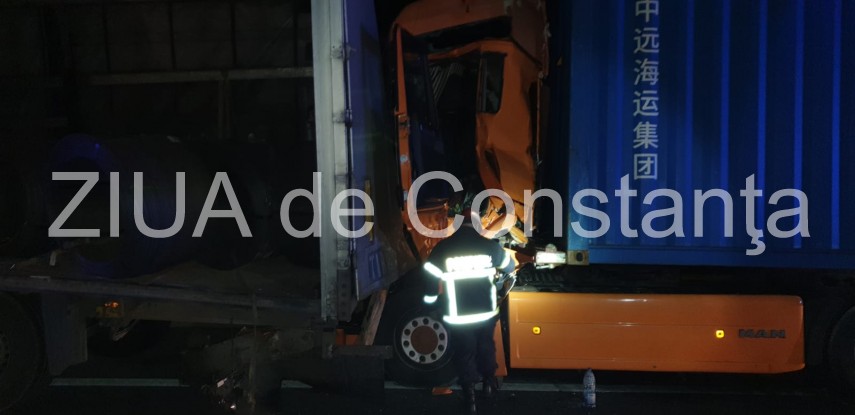 eveniment rutier pe a4 au fost implicate doua tiruri 704898