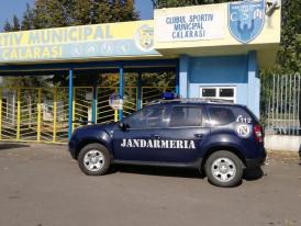 Jandarmeria Mobilă Constanța asigură ordinea publică la meciul AFC Dunărea Călărași-FC Rapid București