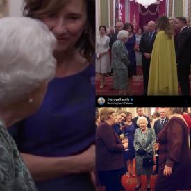 Carmen Iohannis, schimb de replici cu Regina Elisabeta a II-a, la Summit-ul NATO (galerie foto)