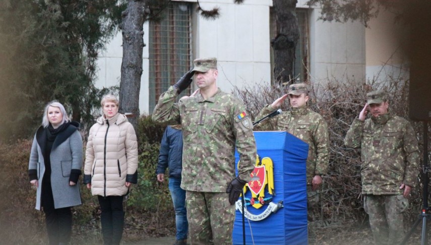brigada 9 mecanizata marasesti constanta emblema de onoare a fortelor terestre inmanata locotenent colonelului