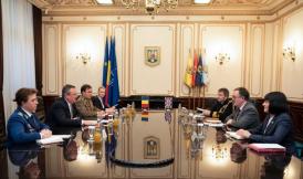 Ministrul Apărării Naționale, întâlniri cu ambasadorii Marii Britanii și Italiei