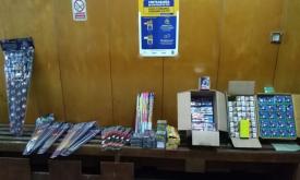 Peste 15.500 de articole pirotehnice, descoperite într-un autoturism la frontiera Vama Veche