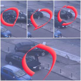 Cum se parchează, în Constanța, pe trotuarele unde sunt instalați celebrii stâlpișori (galerie foto + video) 