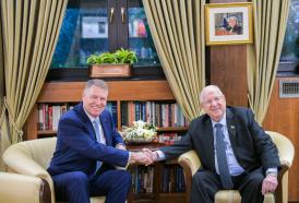 Comemorarea victimelor Holocaustului Klaus Iohannis, întrevedere bilaterală cu președintele Israelului