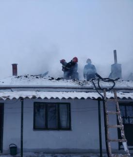 Incendiu izbucnit la o casă, în Tulcea