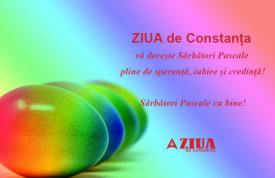 ZIUA de Constanța vă dorește sărbători pascale pline de speranță, iubire și credință!