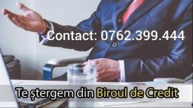 Soluţie pentru cei care doresc radierea datelor negative din biroul de credit