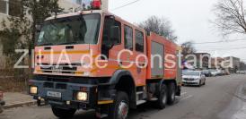 Județul Constanța Incendiu la Hârșova, pe strada Vântului