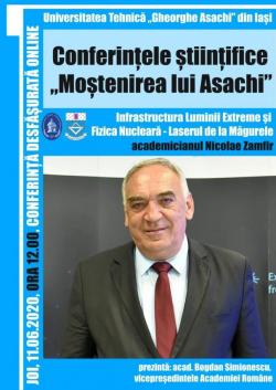 #DobrogeaAcademică Academicianul Nicolae Zamfir conferențiază despre Laserul de la Măgurele