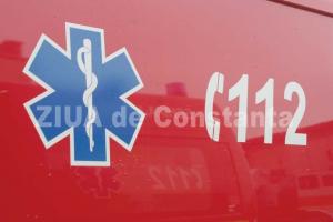 Două persoane rănite într-un accident la ieșire din Hârșova, cu trei mașini avariate
