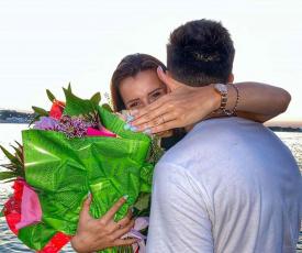 CS Medgidia Voleibalista Loredana Dobriceanu și handbalistul Andrei Hodorogea s-au logodit la malul mării