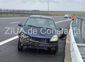 Accident pe Autostrada Soarelui (galerie foto)